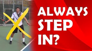 Always Step In To Your Forehand? | COACHING MYTHS