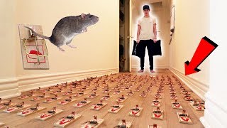 INSANE MOUSETRAP PRANK ON ROOMMATE | (revenge...) | Sam Golbach