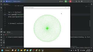 Part 2: Creating Geometric Art with Python Turtle Graphics | Python GUI Tutorial
