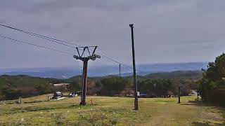 スキー場から下山　宮城県泉ヶ岳