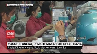 Masker Langka, Pemkot Makassar Gelar Razia