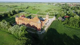 Tykocin Royal Castle, Poland (aerial drone)