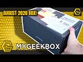 What's inside the August 2020 My Geek Box Subscription Box? | Video Unboxing!