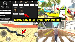 Indian Bike Driving 3D New Update All Secret Cheat Codes 🤯🔥| New Snake Cheat Code | Harsh in Game