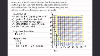 Solving Systems of Linear Inequalities Word Problems