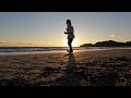 【4k】夕暮れ時の鎌倉の海 the sea of kamakura at dusk