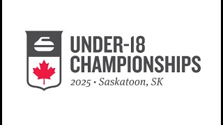 Play-in Game - AB2 vs. MB2 (Male) - 2025 U-18 Canadian Championships (Sheet G)