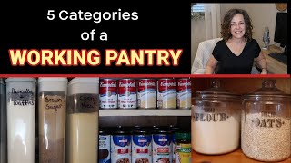 5 CATEGORIES OF A WORKING PANTRY | GET ORGANIZED