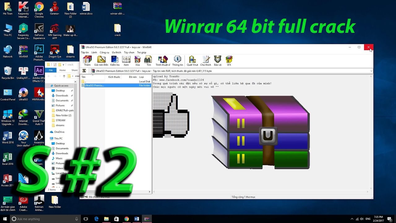 Winrar Full Crack X64 - Hướng đẫn Download Và Cài đặt - YouTube