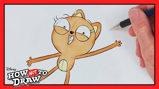 Kiff Cartoon Comes to Life! 🖌 | How NOT To Draw: Kiff | @disneychannel