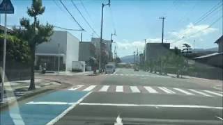 JR壬生川駅に行く道路。（西条市三津屋） / Saijo