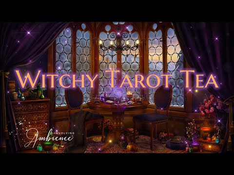 Winter Witchy Tarot Tea ASMR Ambience Cozy Winter Evening of Mystery & Magic with Good Witches