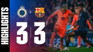 Lamine Yamal Vs Club Brugge Goals And Skills Club Brugge 3 3 Barcelona