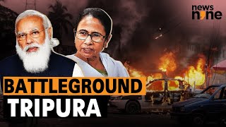 TMC MPs sit on dharna in Delhi; Mamata Banerjee to meet PM Modi over Tripura violence