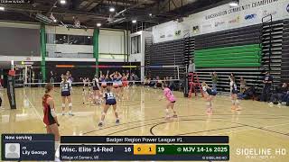 MJV 14-1s 2025 vs. Wisc. Elite 14-Red (2025.01.11)