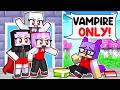 One WEREWOLF in a VAMPIRE SCHOOL in Minecraft!