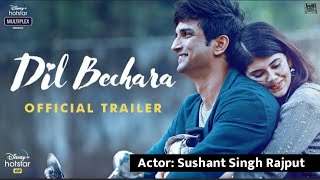 Dil Bechara  Official Trailer   Sushant Singh Rajput & Sanjana Sanghi   Mukesh Chhabra  AR Rahman