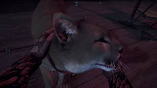 Petting Real Cougar Peaches in Far Cry 5
