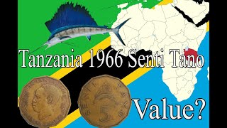 1966 Senti Tano Coin, Tanzanian 5 Senti | Coin Collecting #7