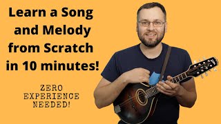 Learn 3 Chords, a Scale, a Song, and a Tune, in 10 Minutes! - Beginner Mandolin Lesson