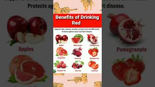 Benefits of Drinking Red #fruits name #englishspeaking #shortsvideo #utubeshorts #english #shorts