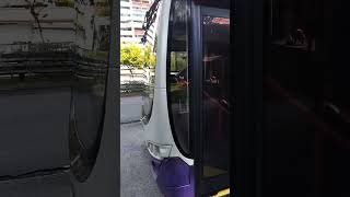 SBS Transit Volvo B9TL WEG 2 Departing bus stop SG5322B with red wheel nuts ( strange sound )