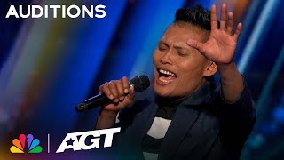 You won't believe Roland Abante's INCREDIBLE VOICE! | Auditions | AGT 2023