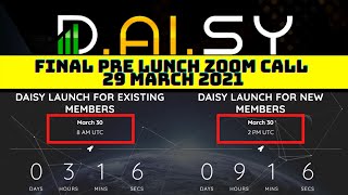 Daisy AI Final Super Prelaunch Call | 29 March 2021 | Jeremy Roma | Vitaliy | Eduard | Top Leaders