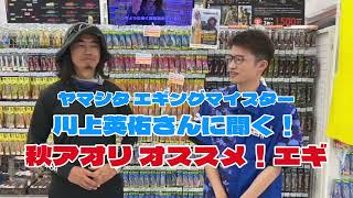 【ヤマシタ エギングマイスター川上英佑氏】秋アオリシーズンに使う！エギ王シリーズの特徴と使い分け解説