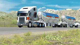 ATS 1.53 Freightliner Argosy *Fertilizer delivery Grand Coulee to Yakima* American Truck Simulator