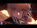 nightcore let it burn red lyrics