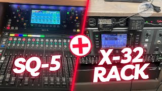 How to Setup SQ-5 + X-32 Rack With Dante