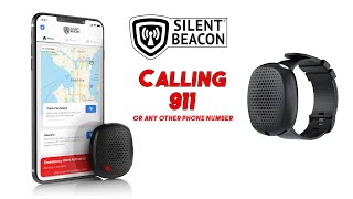 Silent Beacon Panic Button Emergency Call to 911 Demonstration and Guide