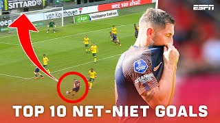 TOP 10 'NET-NIET GOALS' in de Eredivisie 2023 🥵