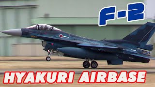 3SQ F-2 Landing Hyakuri Airbase local mission JASDF 百里基地