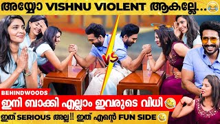 ഒരു പഞ്ച ഗുസ്തി Interview😂😂 Vishnu Muscle ഉണ്ടായിട്ട് തോറ്റാൽ നാണക്കേട് ആണ് 😂 l Vishnu vs Aishwarya