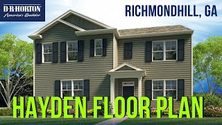 Savannah GA New Construction Homes | Hayden Floor Plan By DR Horton!