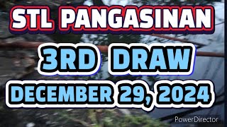 STL PANGASINAN RESULT TODAY 3RD DRAW DECEMBER 29, 2024  8:45PM | SUNDAY