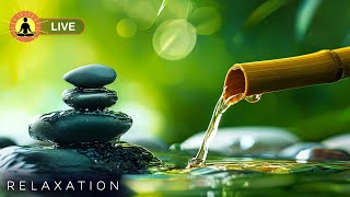 🔴 Zen Meditation Music 24/7, Relaxing Music, Sleep Music, Healing Meditation, Chakra, Flowing Water
