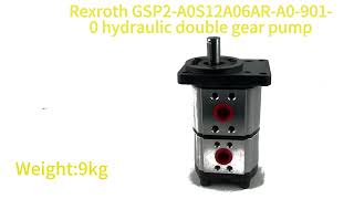 Rexroth GSP2 A0S12A06AR A0 901 0 hydraulic double Gear Pump