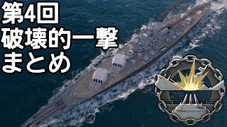 【WoWS】第4回破壊的一撃まとめ【破壊的一撃MAD】