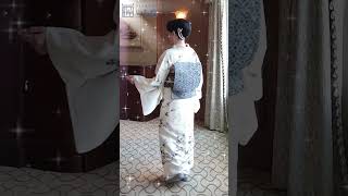 洋服→きもの変身動画07【#着物 #きもの #着付け教室 #変身 #kimono】