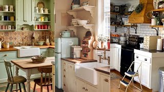 100+ Vintage Kitchen Ideas for a Cozy Small Cottage Farmhouse🌷🌿