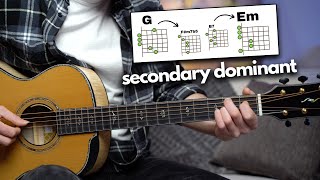 Beautiful Secondary Dominant Chords on Guitar