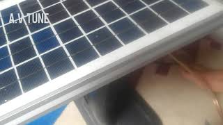 Homemade Outdoor 10w Portable Solar Panel.