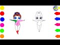 How to Draw a Cute Gymnast step by step Easy Chibi