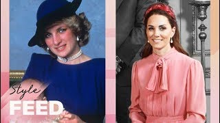 How Meghan Markle \u0026 Kate Middleton Keep Princess Diana's Memory Alive With Fashion | ET Style Feed