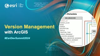 Version Management with ArcGIS | #EsriDevSummit2024