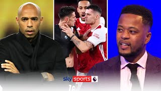 "I can't watch my team with Xhaka the captain" | Evra on why Thierry Henry stopped watching Arsenal