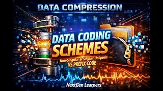 Data Coding Schemes | Non-Singular vs Singular Code | Uniquely Decodable Code | Prefix Code